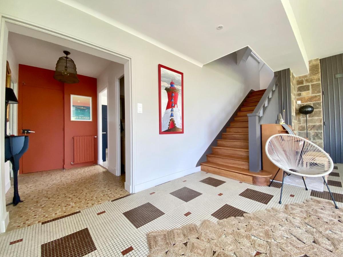 Superbe Villa Vue Sur Mer, Corniche De La Plage Bénodet Esterno foto